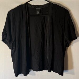 White House Black Market Black Knit Top